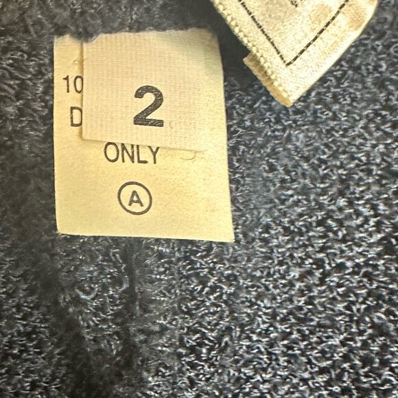 Brenda French for French Rags Blue Knit Pants with Pockets sz 2=S/M - Picture 6 of 7